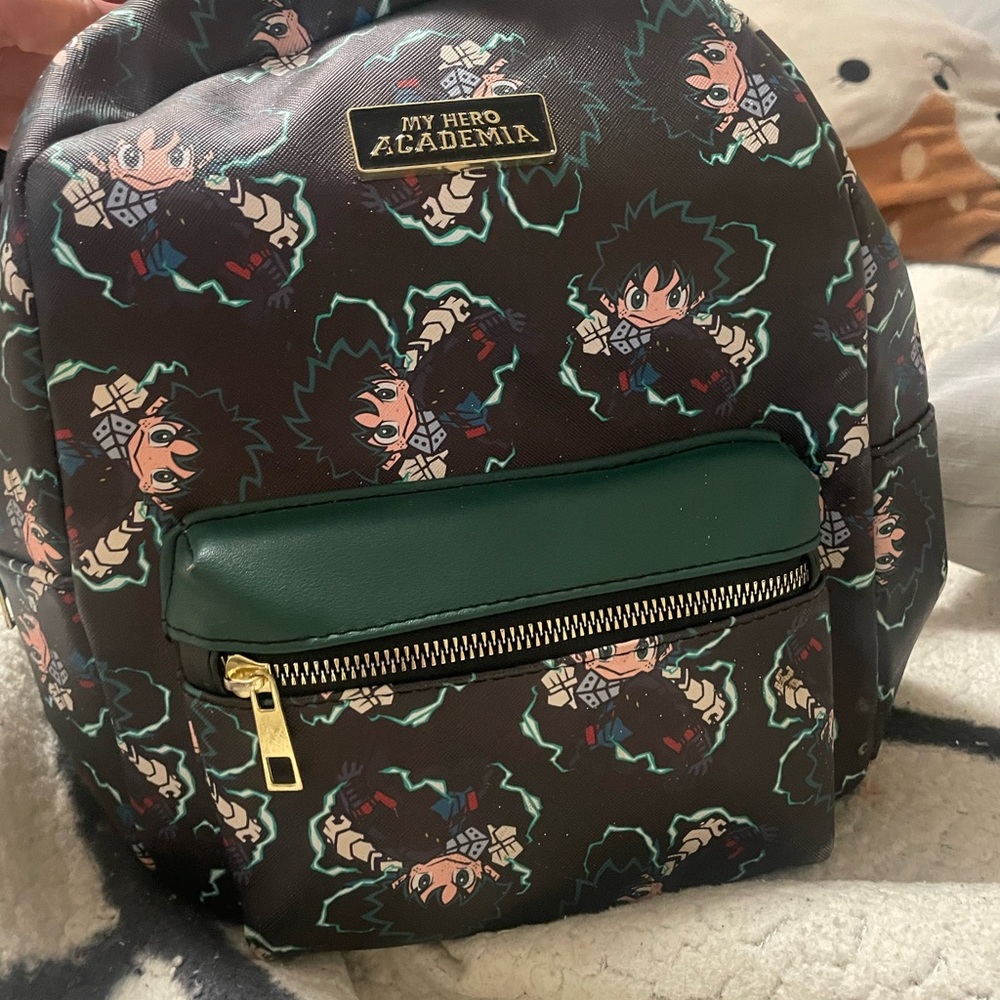 Hot Topic My Hero Academia Backpack - Black and Green